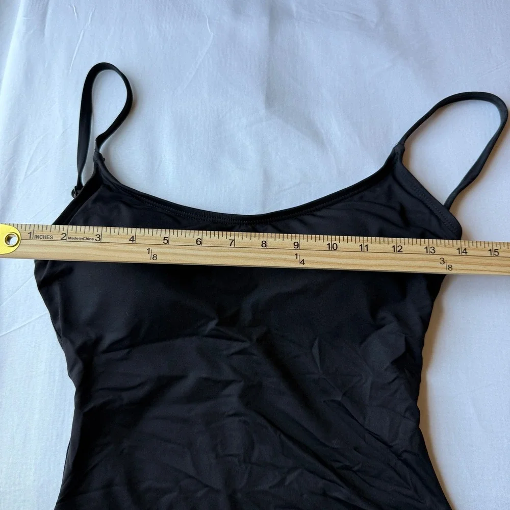 Andie Swim The Amalfi One Piece Swimsuit Women S Black Ruched V Neck